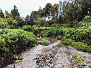 Río contaminado