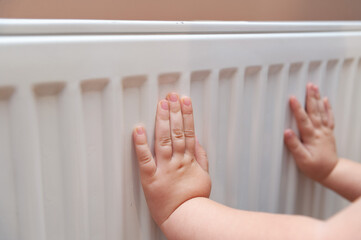 Baby hands measure battery temperature. Usually, the heating season in Ukraine starts either from October 15th and finishes on April 15th or it can start if the temperature is below 8C outside.