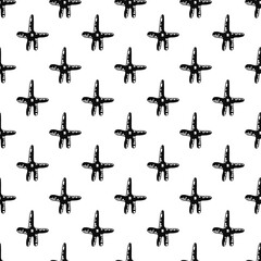 Fototapeta premium Stars seamless pattern. vector illustration for clother, packaging, souvenirs.