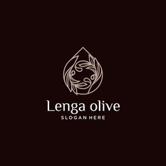 Olive icon vector illustration design, olive oil logo set and card design for business. extra virgin olive oil droplet, vector set label with olive branch