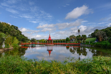 Beautiful view of the Bacalhoa Buddha Eden, Bombarral, Portugal