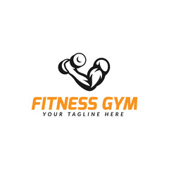 fitness logo design vector. logo template
