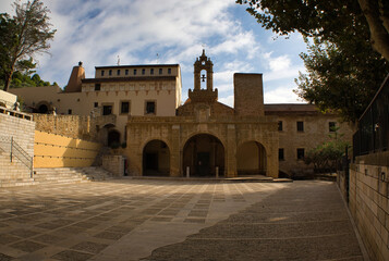 Fototapeta na wymiar The old monastery of Traiguera in Castellon