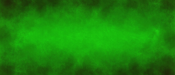 Abstract vintage green splash design background with dark borders