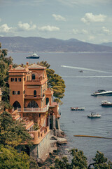 Włochy Portofino  - obrazy, fototapety, plakaty