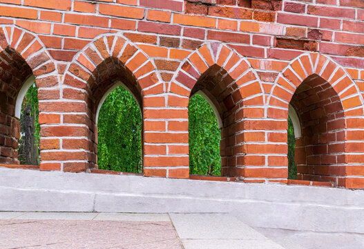 Ancient brick bridge