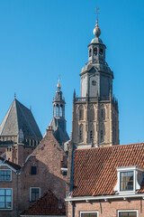 Fototapeta na wymiar Turm Walburgiskirche, Zutphen