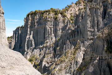 The Putangirua Pinnacles in New Zealand