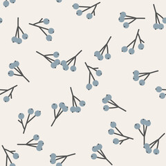 Background with blue berries