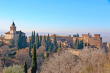 Palace of the Alhambra in Granada, Spain	