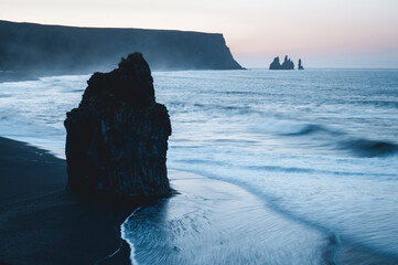 Morgenstimmung Fels Island K&uuml;ste Meer