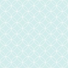 White and Blue circle pattern line, seamless background. The seamless geometric pattern of circles. Wrapping paper.