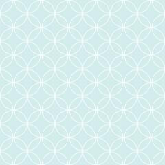 White and Blue circle pattern line, seamless background. The seamless geometric pattern of circles. Wrapping paper.