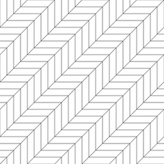 Simple diagonal chevrons pattern.
Geometric seamless vector swatch. Diagonal parquet stripes.