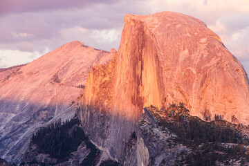 Yosemite Valley National Park Half Dome Sonnenuntergang
