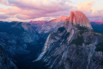 Yosemite Valley National Park Half Dome Sonnenuntergang