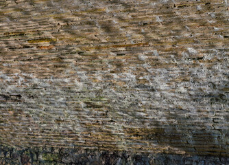 Limestone wall