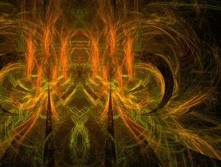 Imaginatory fractal abstract background Image