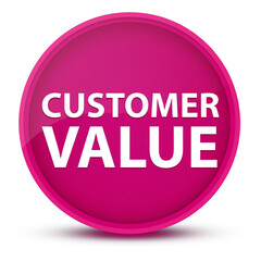 Customer Value luxurious glossy pink round button abstract