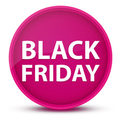 Black Friday luxurious glossy pink round button abstract