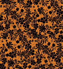 Seamless flowers pattern, floral print.