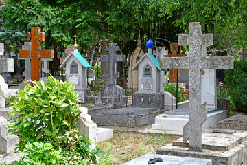 Sainte Genevieve des Bois, France - june 22 26 17 : russian cemetery