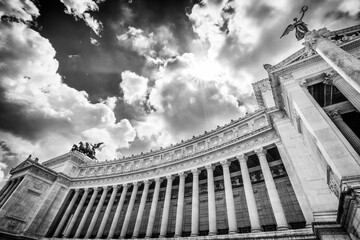Altar of Fatherland in bn - Rome © Francesco🇮🇹 Todaro
