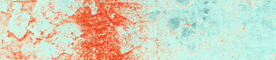 abstract red, orange, celadon and aquamarine colors background for design
