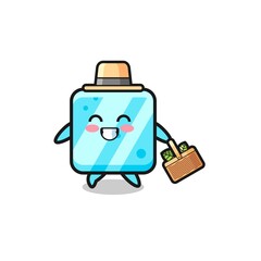 ice cube herbalist character searching a herbal