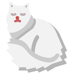 cat flat icon