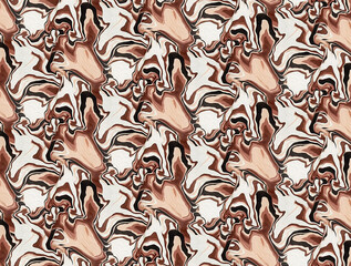Seamless batik pattern, abstract print.