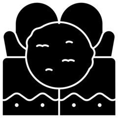 snowball solid icon