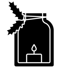candle solid icon