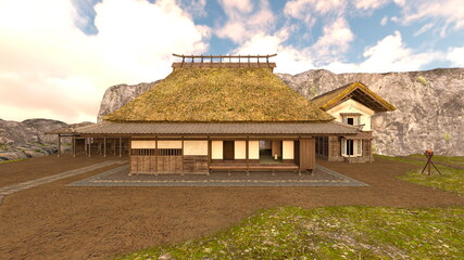 日本の集落 © tsuneomp