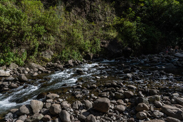 Naklejka na ściany i meble Scenic Iao Stream vista, West Maui Mountains, Hawaii