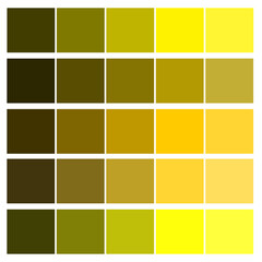 Green and yellow color palette. Art design. Interior decor element. Creative concept. Vector illustration. Stock image.