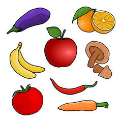 World Vegetarian Day, Vector Illustration.