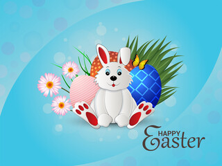 Happy easter elements for design and background