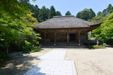 Fototapeta premium 長寿寺 本堂 滋賀県湖南市