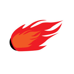 Fototapeta premium illustration of an fire vector concept