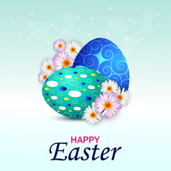 Happy easter day background