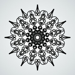 decorative concept abstract mandala illustration. EPS 10