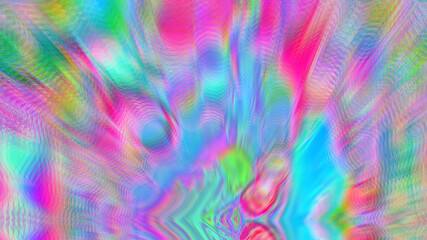 Abstract multicolored liquid background with bubbles