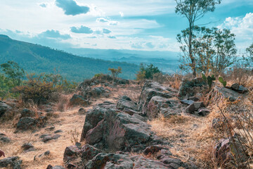 Sierra de Guadalupe landscape in Mexico
