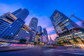 トワイライトの名古屋駅 都市風景