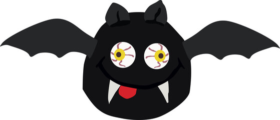 A cool gray monster with orange nails and big eyes. A very nice creature.