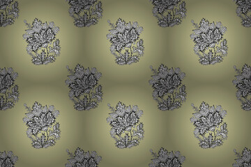 seamless raster pano pictures on colorful background