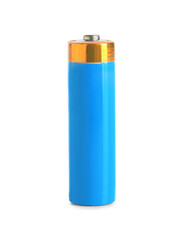 Alkaline battery isolated on white background