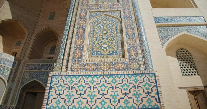 Bukhara city, Uzbekistan Miri Arab Madrassh. Built in the 16th century - Silk Road. The only working madrassas in the Soviet Union. 2 of 5