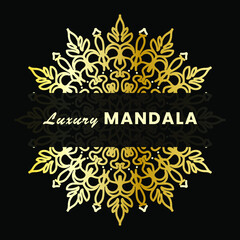 Luxury Mandala Gold Ornament